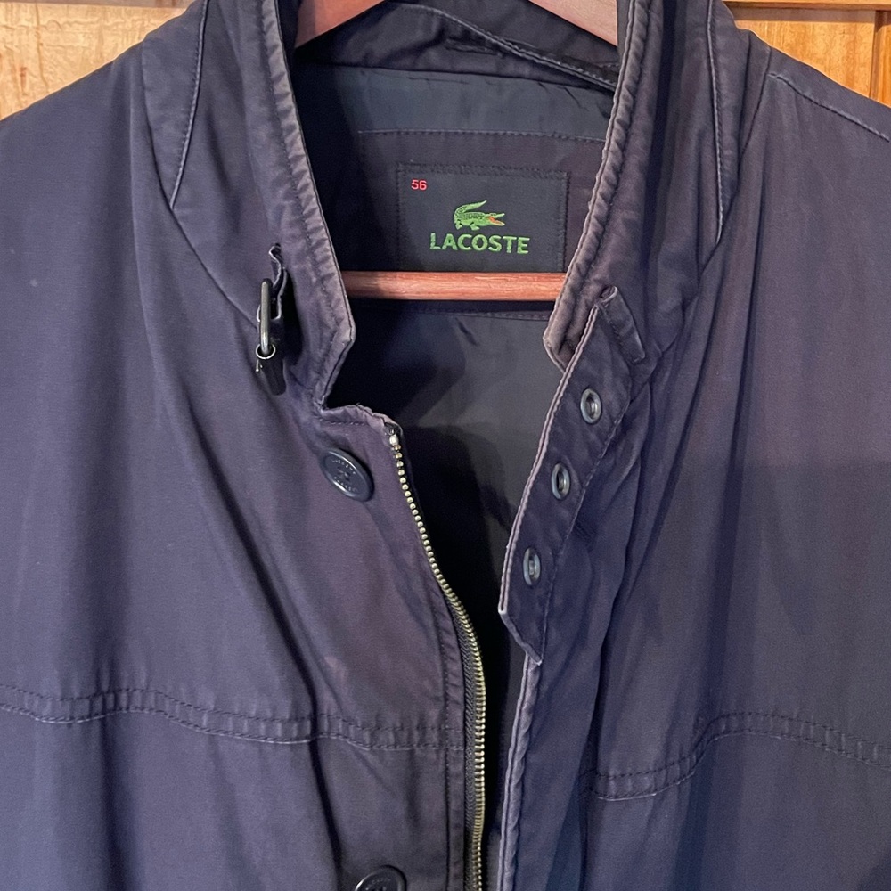 Vintage Lacoste Field Jacket Navy Blue, Men’s Large